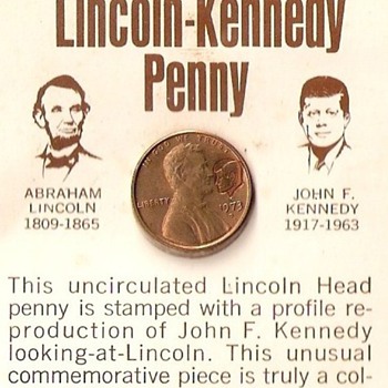 Lincoln-Kennedy Penny - US Coins