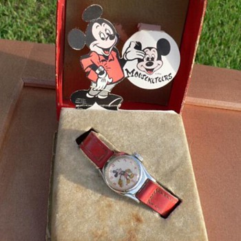 1955 Pop-Up Box Mickey Mouse Watch - Wristwatches