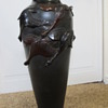 Masaharu Saku Meiji Period 1868-1912 Bronze Vase 60cm