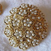 Antique/vintage pin and earrings