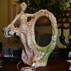 maiden mirror lamp  think its art deco