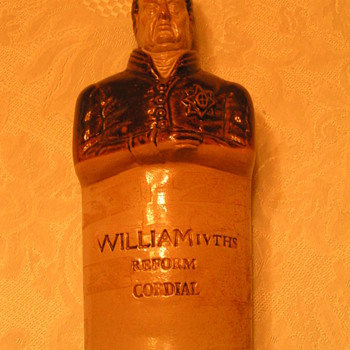 Glazed Stoneware Spirit Flask