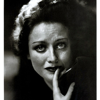 Joan Crawford by George Hurrel Signed and in a matt produced exclusively for Hurrell - Photographs