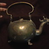 Dragon Tea kettle and an Old Metal Container made in Belgium