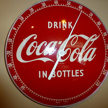 1950's Coca-Cola Thermometer - Coca-Cola