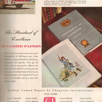 1953 - Champion Int'l Coated Papers Advertisements - Advertising