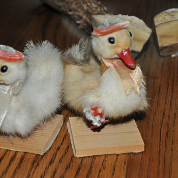Two Old Lady Baby Ducklings - Animals