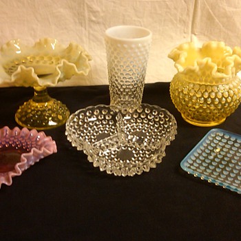 MORE FENTON HOBNAIL ITEMS FROM MY COLLECTION