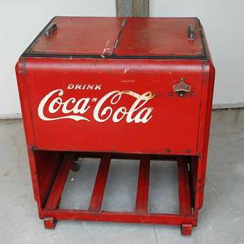 Nice Old Large Store Coca Cola Cooler