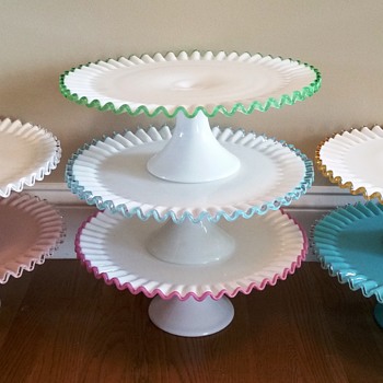 My Vintage Fenton Crest Collection - Glassware
