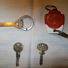 Keys and a key ring