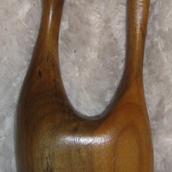 Mid Century (Danish Modern???) Wood Wall Cat/Fox?