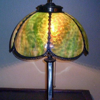 Antique Slag Lamp
