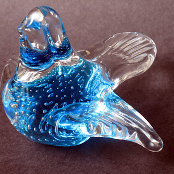 Swedish glass bird - Art Glass