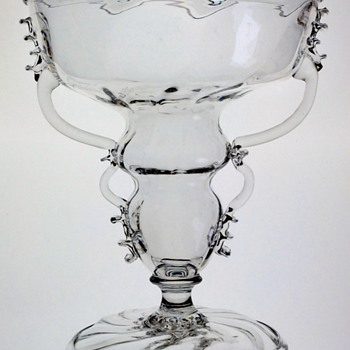 Floral glass by Simon Gate  Orrefors 1917-18. - Art Glass