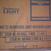 Budweiser Light Back bar Lights