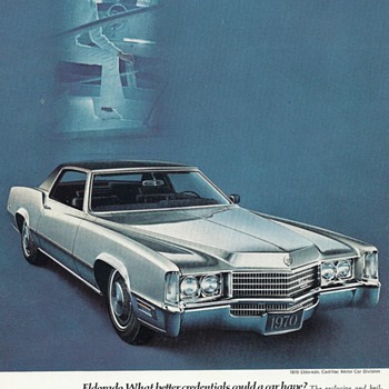 Advertisements for the 1969 & 70 Cadillac Fleetwood Eldorado - Advertising