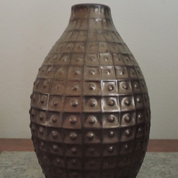 Gustavsberg Swedish pottery vase - Art Pottery