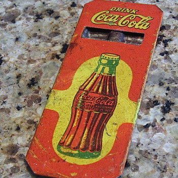 1930s tin Coca Cola whistle - Coca-Cola