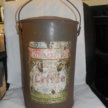 10 pound coffee can