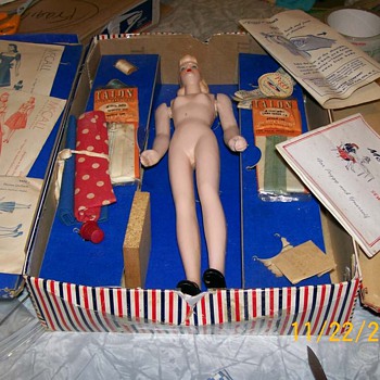 Manikin doll from 1940's .