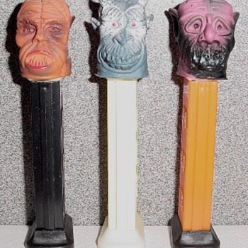 Pez Dispensers - Eerie Spectres, Football Players and Indian Chief