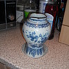 1600's blue and white china dug up