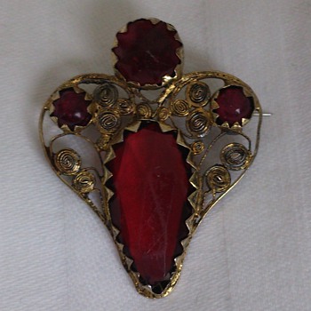 Lovely 1800-century bridalbrooch - Fine Jewelry