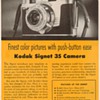 1954 - Kodak "Signet 35" Camera Advertisement