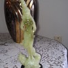 Jade Lady with fish