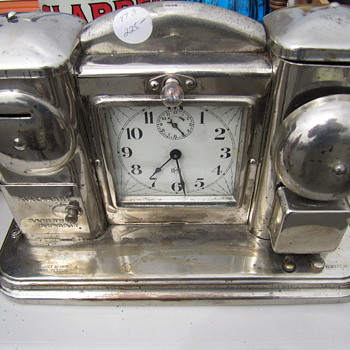 Mystery Chrome Alarm Clock/Night Light/Piggy Bank