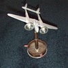 WW2 Trench Art aluminum P- 38 ash tray