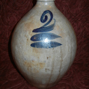 2 gallon (14") salt glazed jug