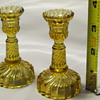 Vallerysthal & Portieux Amber Candlesticks