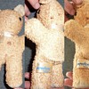 stuffed bear Damykins?  can't read exactly