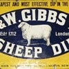 A selection of four sheep dip signs.