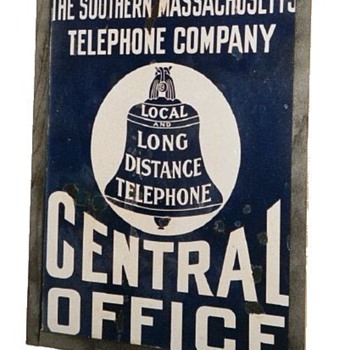 Southern Massachusetts Telephone Central Office Sign