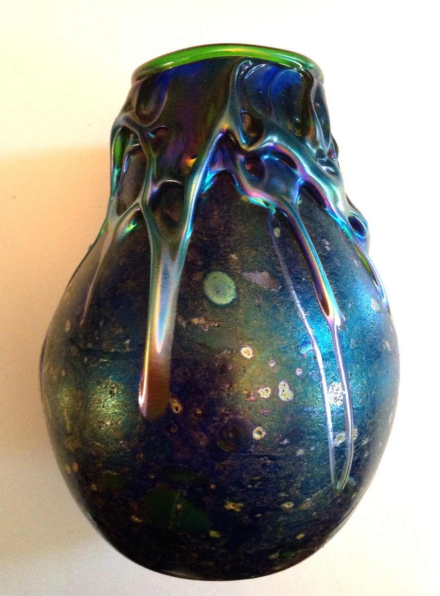 Lotton Lava Glass Vase Collectors Weekly