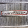 winchester fire arms wood sign