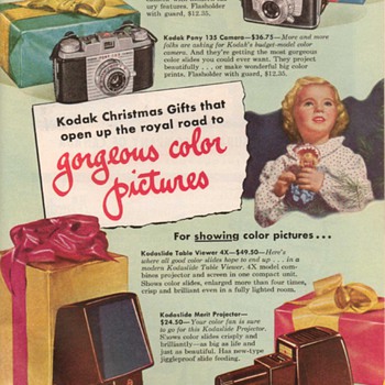 1951 - Kodak Cameras Advertisement