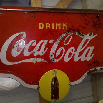 1938 drink coke sign