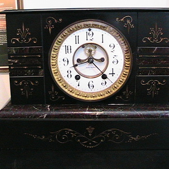SETH THOMAS MARBLE MANTEL CLOCK - Clocks