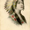 Indian Maiden Postcard 1911