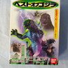 miniature Godzilla model set