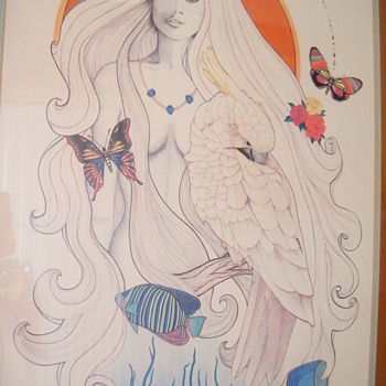 Vintage "Madeline" signed & numbered print