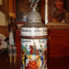Imperial German Reservist's Stein of Brunswick Hussar Rauche