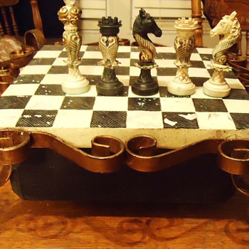 Chess set from?  I do not have a clue but would guess China or Asia - Games