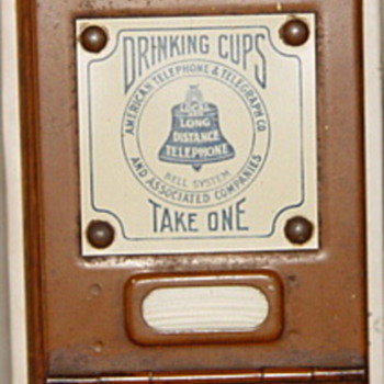 AT&T paper cup drink dispenser - Telephones