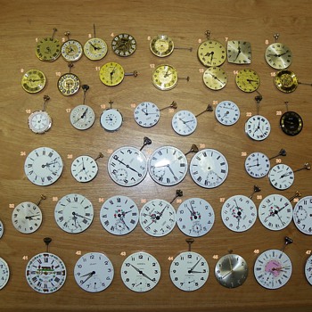 48 types of Arnex Time Inc Pocket Watch Movments