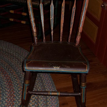Old child's rocking chair